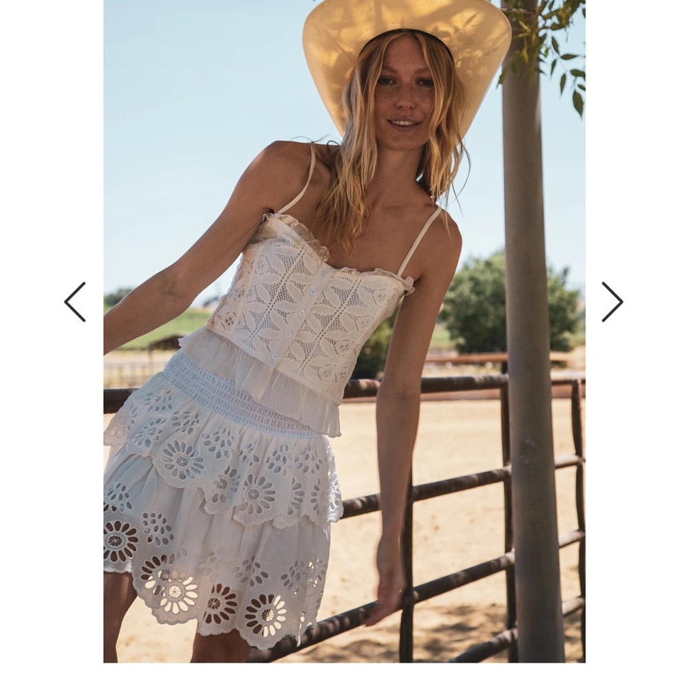 Nightcap Crochet Lace Corset Top.